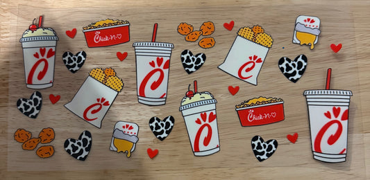 Chicken Lover UVDTF Wrap