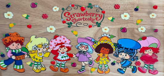 Strawberry Shortcake Friends UVDTF Wrap