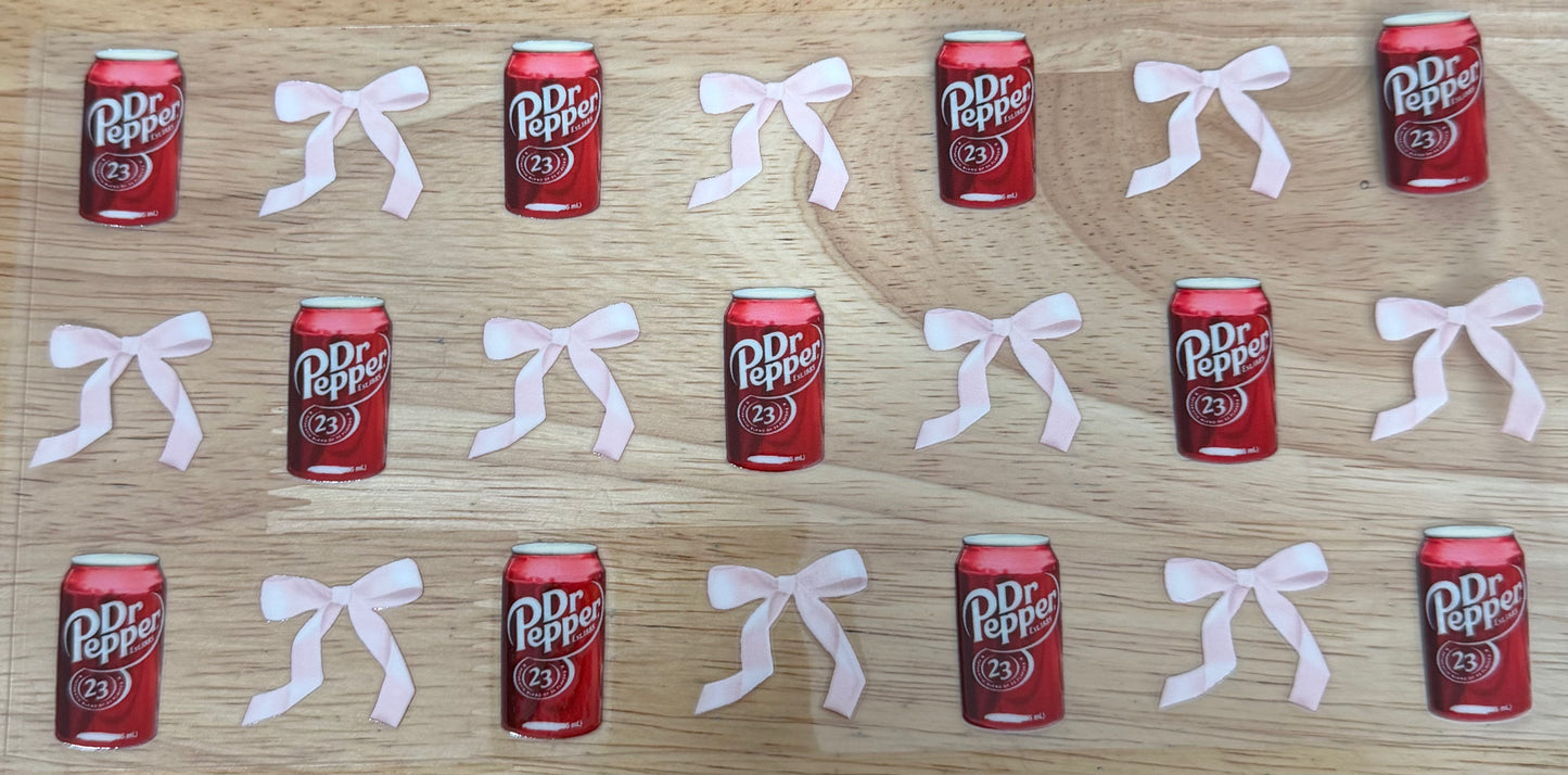 Pink Bows Dr. Pepper