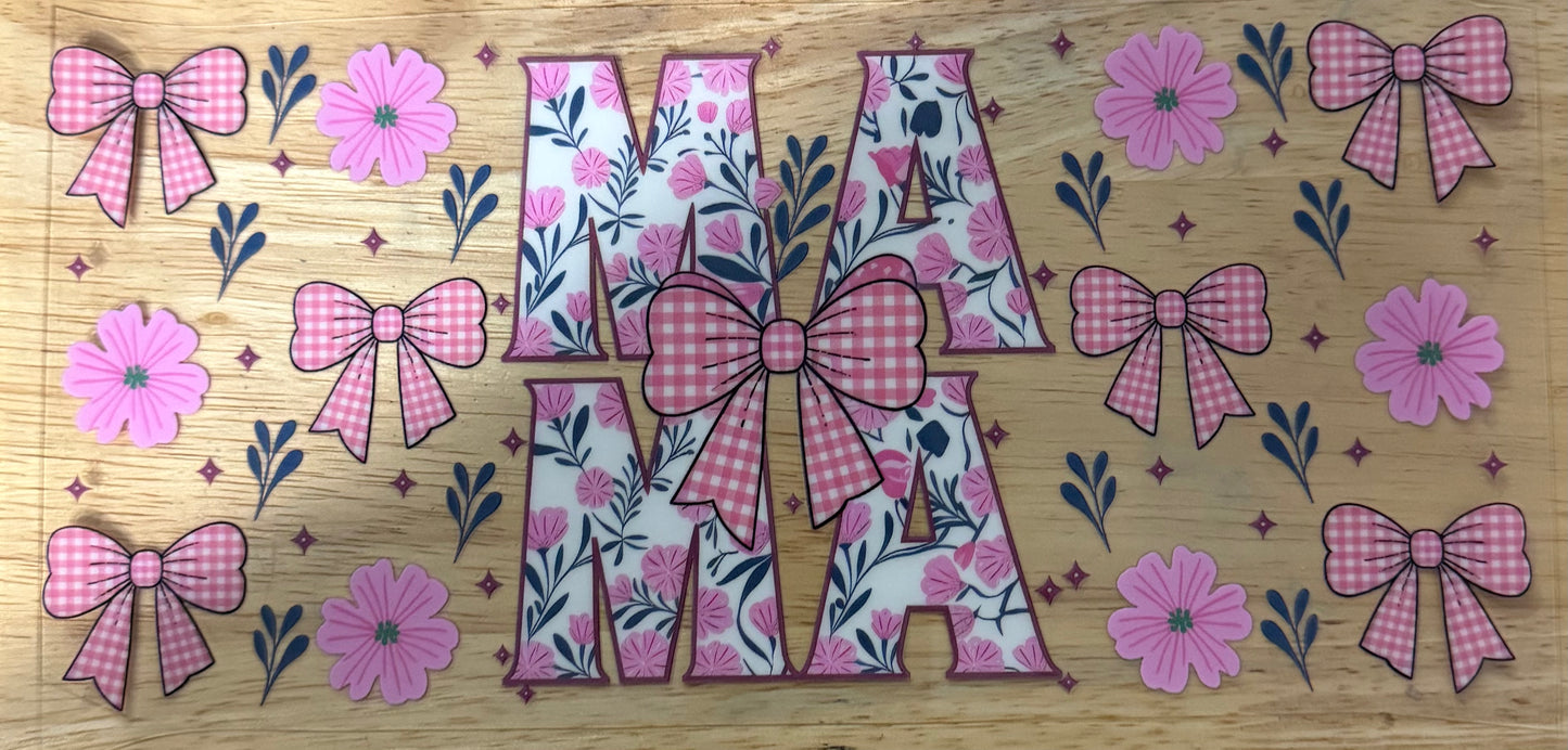 Floral Mama UVDTF Wrap
