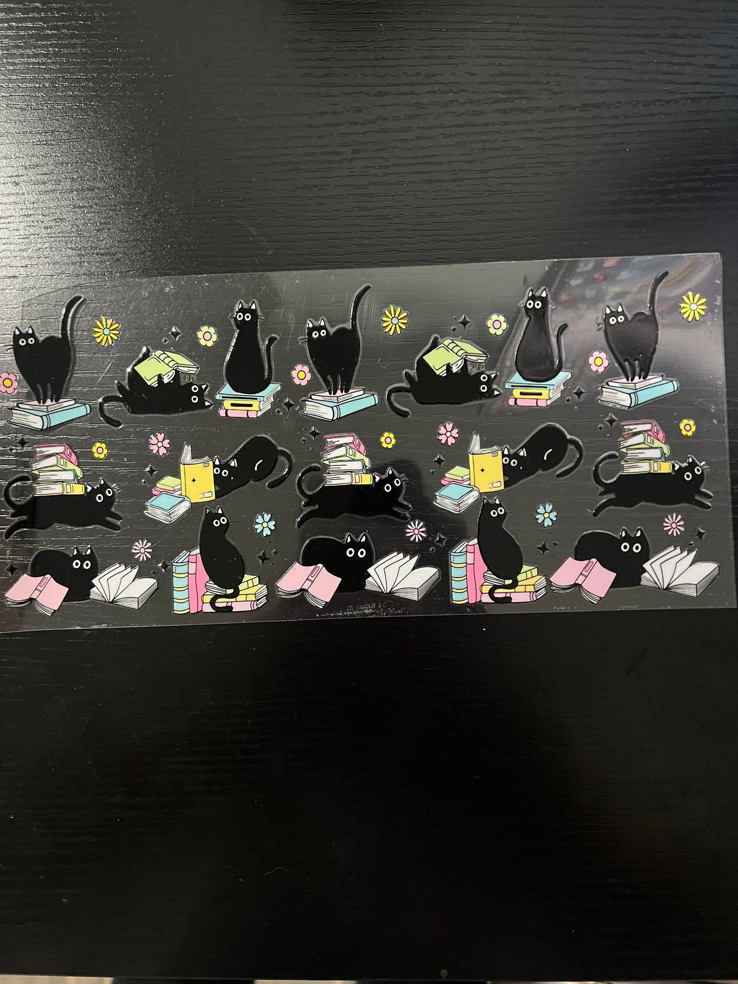 Black Cats & Books Decal