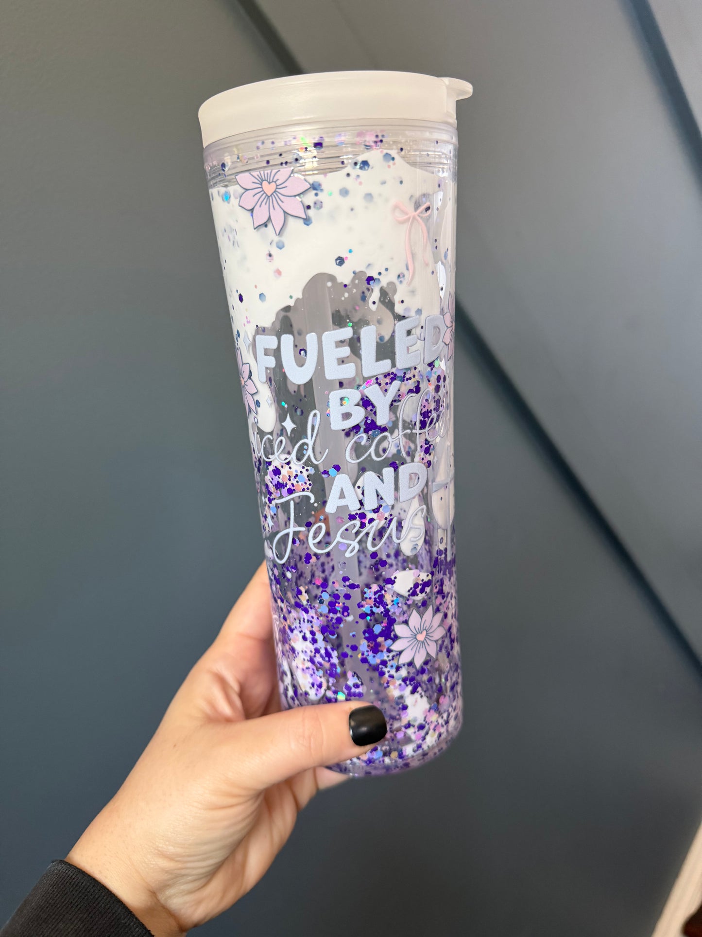 20oz Fueled by Iced Coffee & Jesus