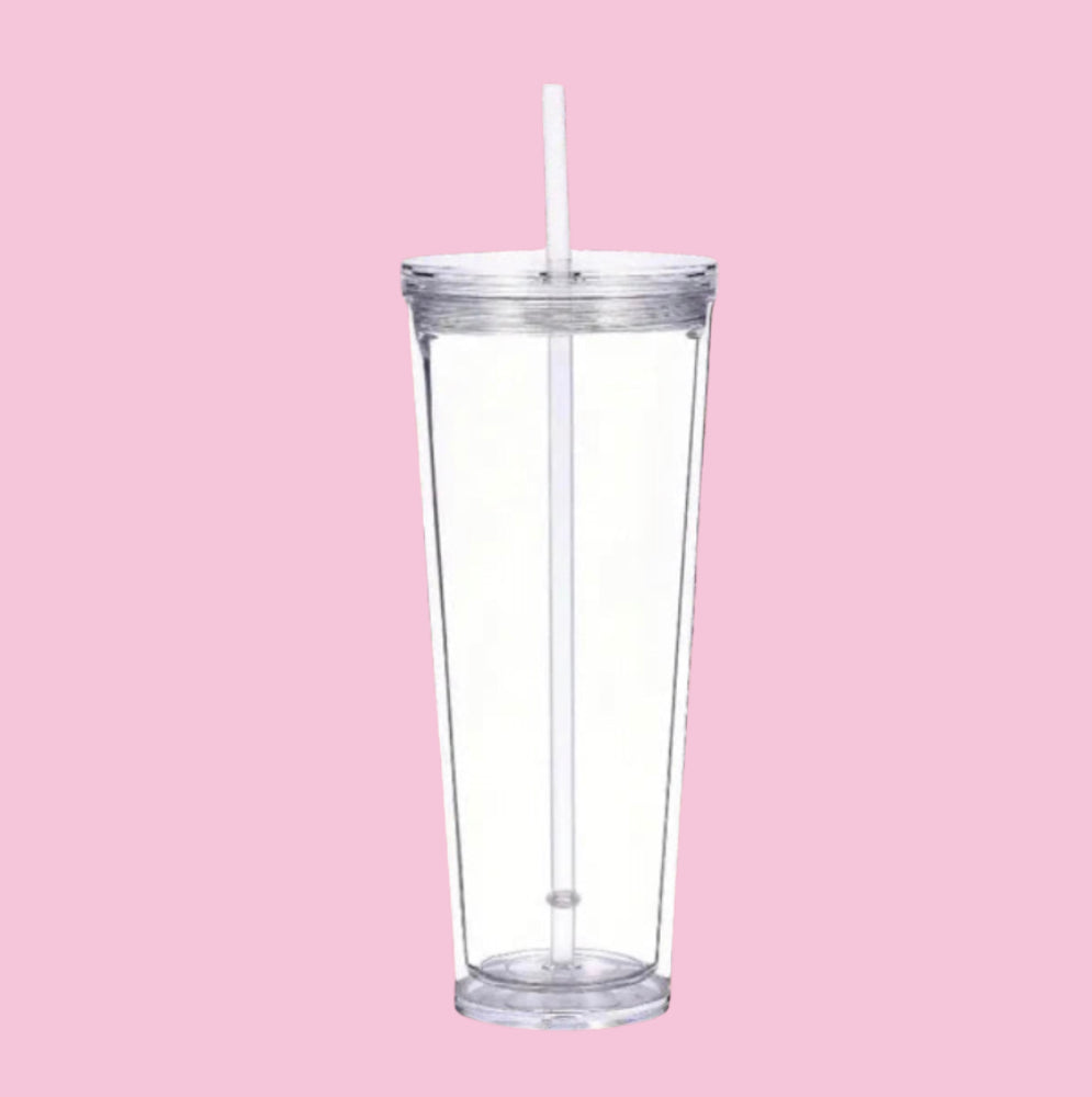 20oz Acrylic Snowglobe Tumbler