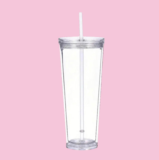 20oz Acrylic Snowglobe Tumbler