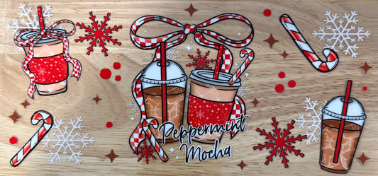 Peppermint Mocha UVDTF Wrap